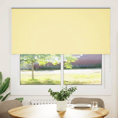 Vidaxl rolgordijn verduisterend 155x150 cm stofbreedte 151,6 cm geel