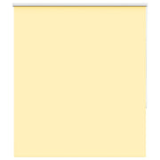 Vidaxl rolgordijn verduisterend 140x175 cm stofbreedte 136,6 cm geel - afbeelding 1