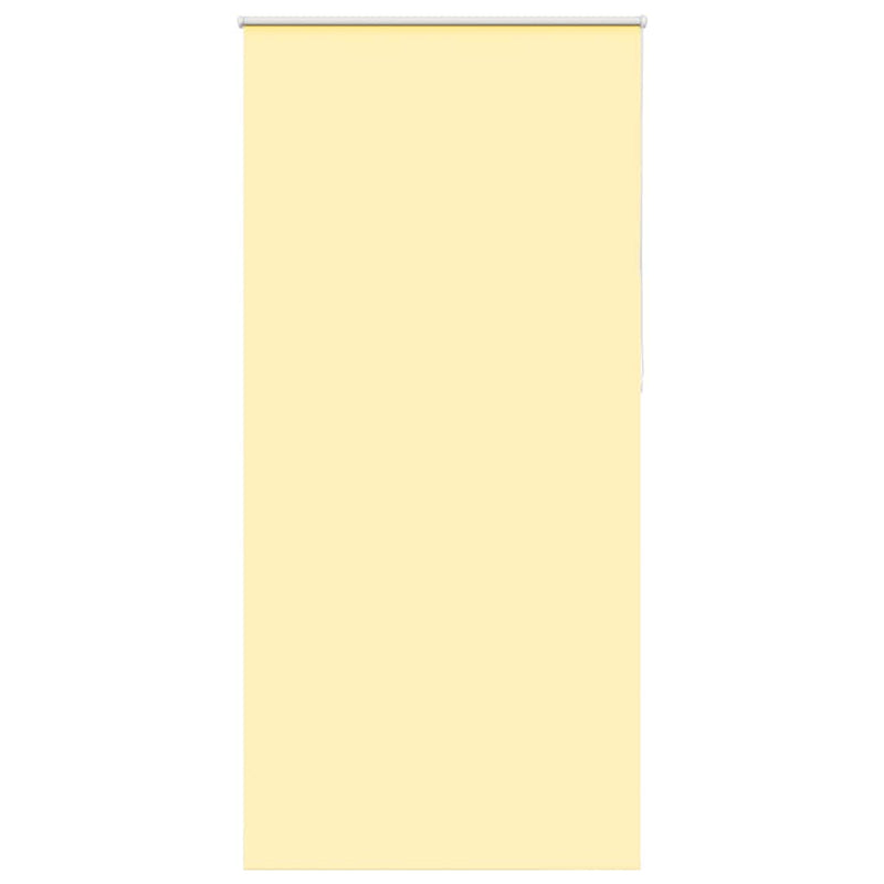 Vidaxl rolgordijn verduisterend 90x210 cm stofbreedte 85,7 cm geel