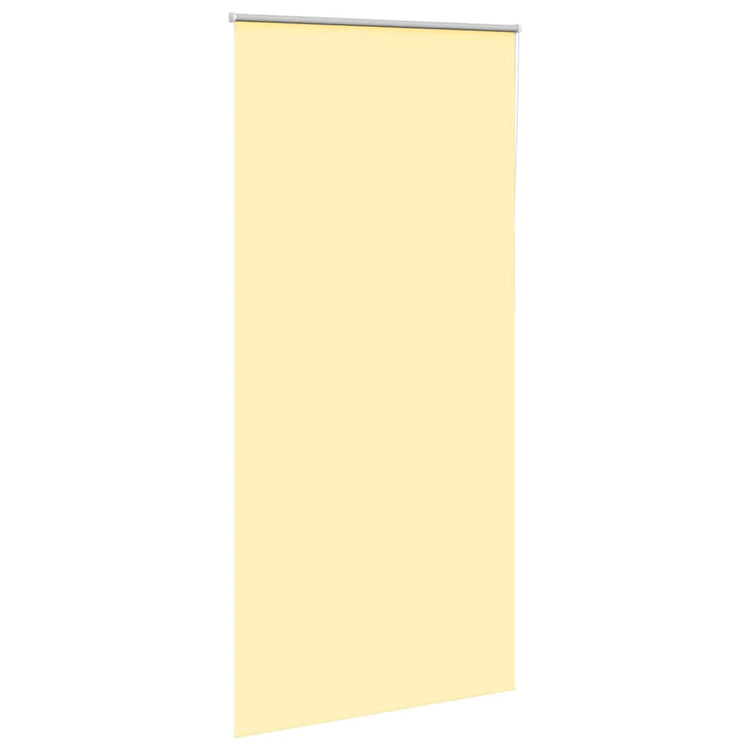 Vidaxl rolgordijn verduisterend 95x210 cm stofbreedte 90,7 cm geel