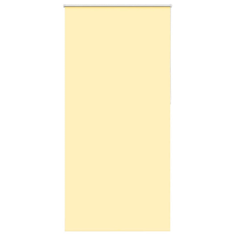 Vidaxl rolgordijn verduisterend 110x210 cm stofbreedte 105,7 cm geel