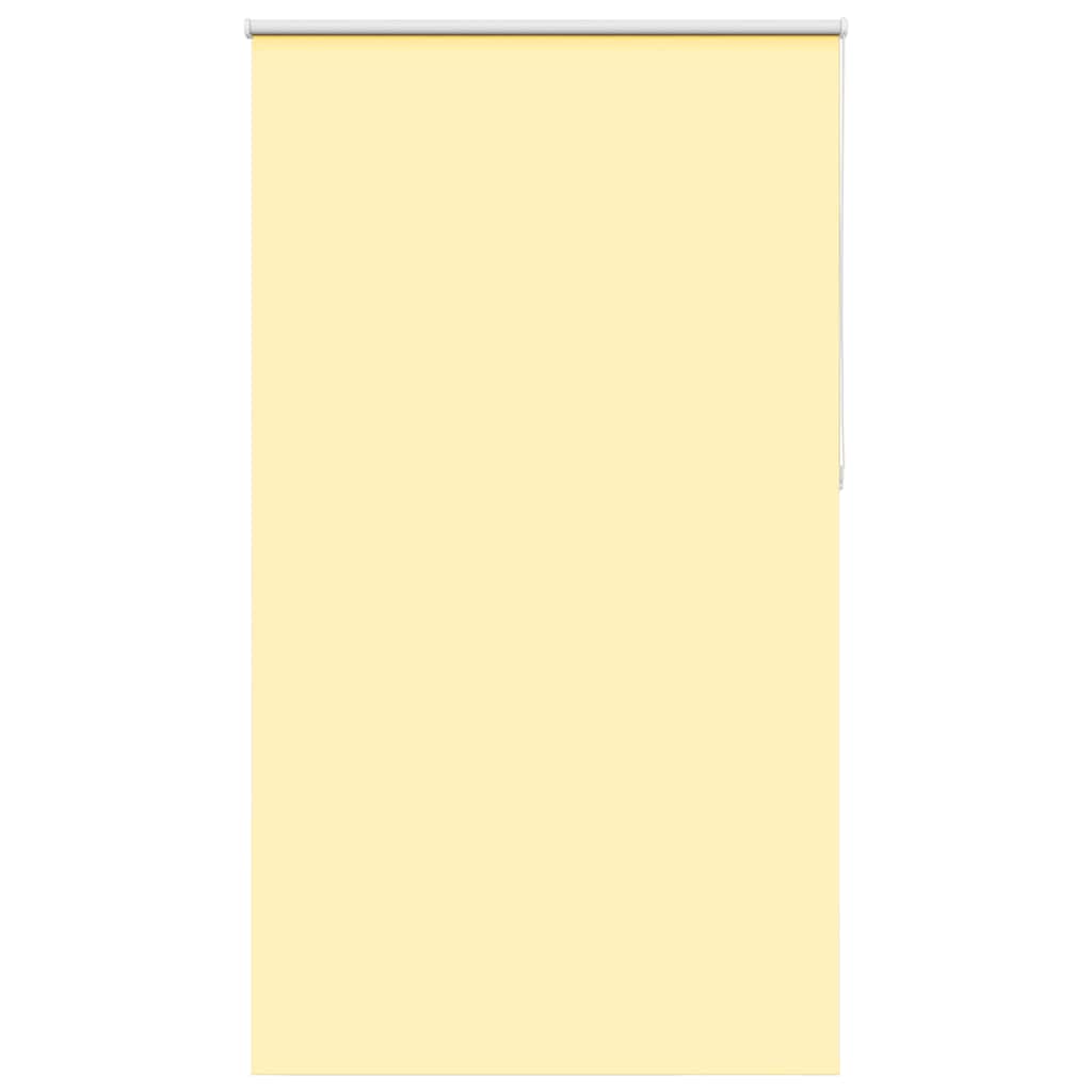 Vidaxl rolgordijn verduisterend 125x210 cm stofbreedte 121,6 cm geel