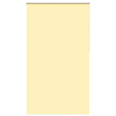 Vidaxl rolgordijn verduisterend 125x210 cm stofbreedte 121,6 cm geel