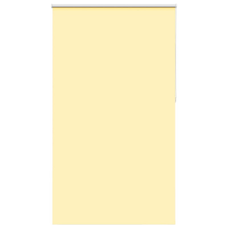 Vidaxl rolgordijn verduisterend 125x210 cm stofbreedte 121,6 cm geel