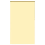 Vidaxl rolgordijn verduisterend 135x210 cm stofbreedte 131,6 cm geel - afbeelding 1
