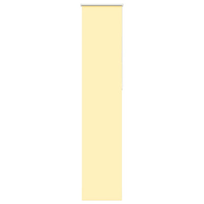 Vidaxl rolgordijn verduisterend 50x230 cm stofbreedte 45,7cm geel
