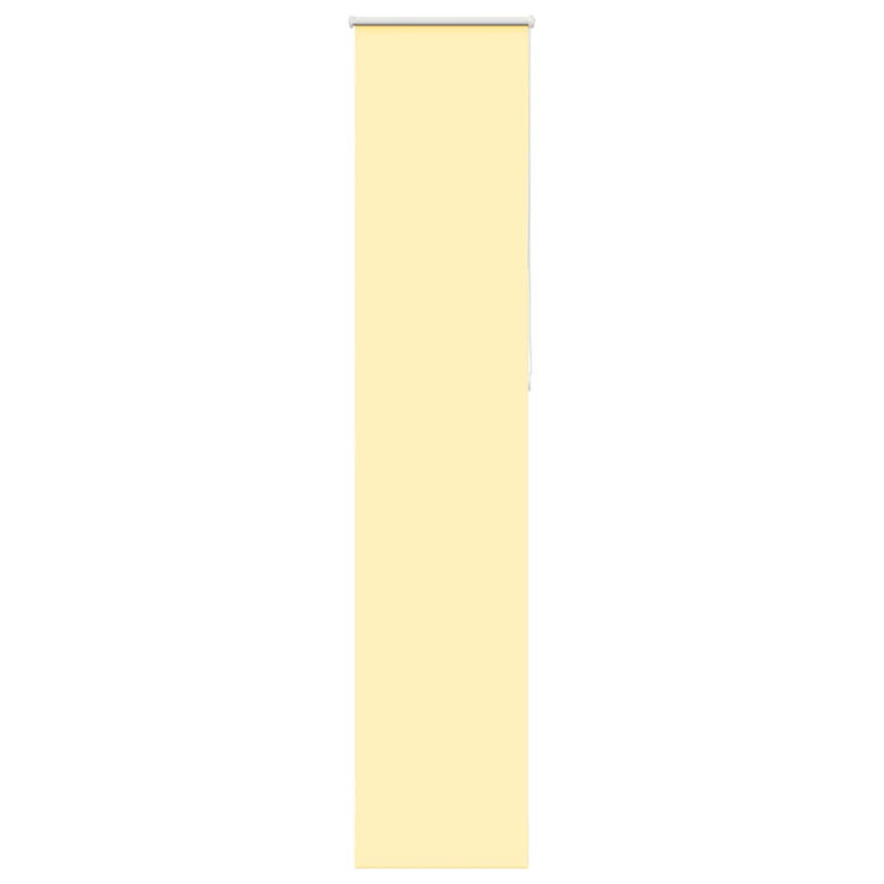 Vidaxl rolgordijn verduisterend 50x230 cm stofbreedte 45,7cm geel