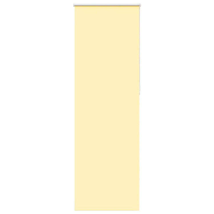 Vidaxl rolgordijn verduisterend 85x230 cm stofbreedte 80,7cm geel