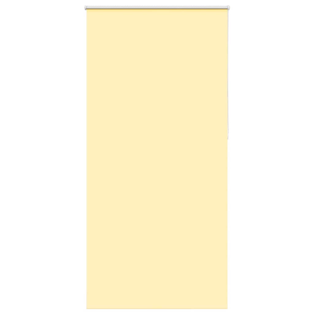 Vidaxl rolgordijn verduisterend 90x230 cm stofbreedte 85,7cm geel