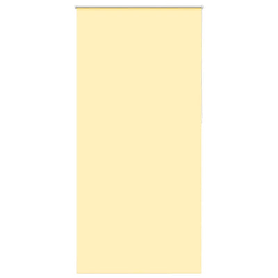 Vidaxl rolgordijn verduisterend 90x230 cm stofbreedte 85,7cm geel