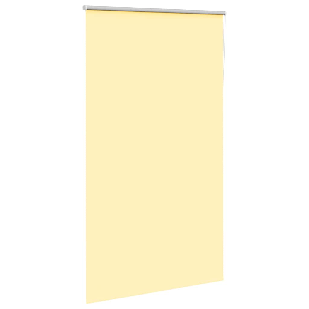 Vidaxl rolgordijn verduisterend 140x230 cm stofbreedte 136,6 cm geel