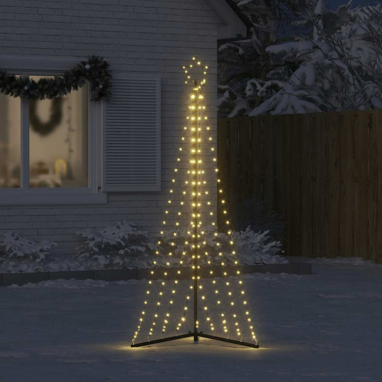 Vidaxl led-kerstboom 339 leds warm wit 182 cm