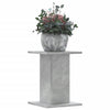 Vidaxl plantenstandaards 2 st 30x30x40 cm bewerkt hout betongrijs