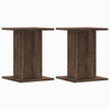 Vidaxl plantenstandaards 2 st 30x30x40 cm bewerkt hout bruin eiken