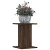 Vidaxl plantenstandaards 2 st 30x30x40 cm bewerkt hout bruin eiken
