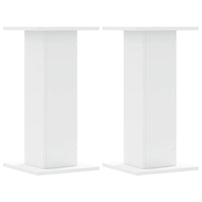 Vidaxl plantenstandaards 2 st 30x30x60 cm bewerkt hout wit