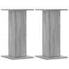 Vidaxl plantenstandaards 2 st 30x30x60 cm bewerkt hout grijs sonoma