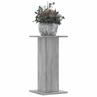 Vidaxl plantenstandaards 2 st 30x30x60 cm bewerkt hout grijs sonoma