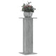 Vidaxl plantenstandaards 2 st 30x30x80 cm bewerkt hout grijs sonoma