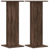 Vidaxl plantenstandaards 2 st 30x30x80 cm bewerkt hout bruin eiken