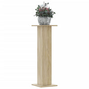 Vidaxl plantenstandaards 2 st 30x30x95 cm bewerkt hout sonoma eiken - afbeelding 1