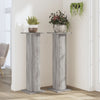 Vidaxl plantenstandaards 2 st 30x30x95 cm bewerkt hout grijs sonoma