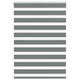 Vidaxl zebra rolgordijn 110x100 cm stofbreedte 105,9 cm donkergrijs