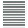 Vidaxl zebra rolgordijn 135x100 cm stofbreedte 130,9 cm donkergrijs