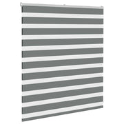 Vidaxl zebra rolgordijn 135x100 cm stofbreedte 130,9 cm donkergrijs - afbeelding 3