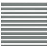 Vidaxl zebra rolgordijn 155x100 cm stofbreedte 150,9 cm donkergrijs
