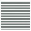 Vidaxl zebra rolgordijn 160x100 cm stofbreedte 155,9 cm donkergrijs