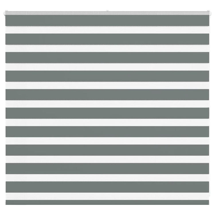 Vidaxl zebra rolgordijn 160x100 cm stofbreedte 155,9 cm donkergrijs