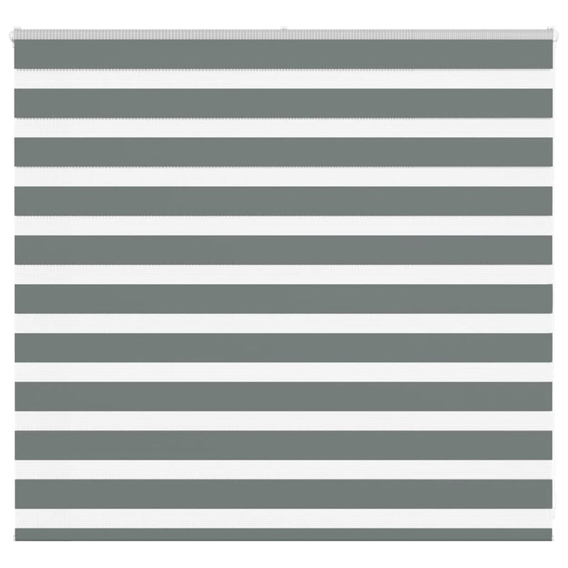 Vidaxl zebra rolgordijn 160x100 cm stofbreedte 155,9 cm donkergrijs