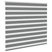 Vidaxl zebra rolgordijn 160x100 cm stofbreedte 155,9 cm donkergrijs - afbeelding 3