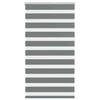 Vidaxl zebra rolgordijn 75x150 cm stofbreedte 70,9 cm donkergrijs