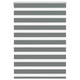Vidaxl zebra rolgordijn 100x150 cm stofbreedte 95,9 cm donkergrijs