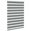 Vidaxl zebra rolgordijn 110x150 cm stofbreedte 105,9 cm donkergrijs
