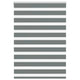 Vidaxl zebra rolgordijn 115x150 cm stofbreedte 110,9 cm donkergrijs