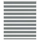 Vidaxl zebra rolgordijn 125x150 cm stofbreedte 120,9 cm donkergrijs