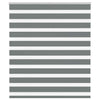 Vidaxl zebra rolgordijn 135x150 cm stofbreedte 130,9 cm donkergrijs