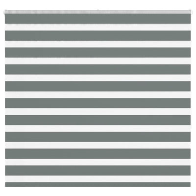 Vidaxl zebra rolgordijn 155x150 cm stofbreedte 150,9 cm donkergrijs