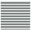 Vidaxl zebra rolgordijn 155x150 cm stofbreedte 150,9 cm donkergrijs
