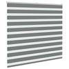 Vidaxl zebra rolgordijn 155x150 cm stofbreedte 150,9 cm donkergrijs