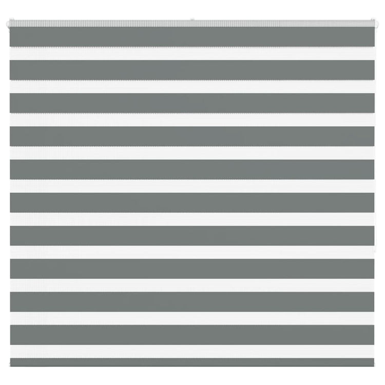 Vidaxl zebra rolgordijn 160x150 cm stofbreedte 155,9 cm donkergrijs