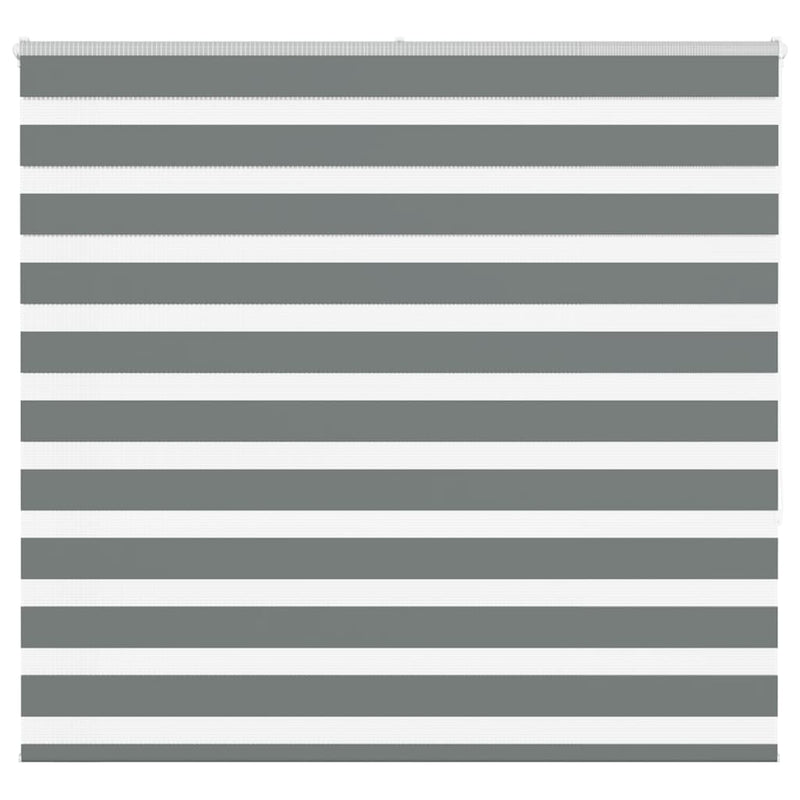 Vidaxl zebra rolgordijn 160x150 cm stofbreedte 155,9 cm donkergrijs