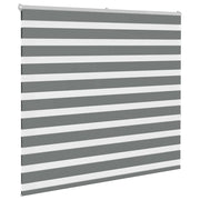 Vidaxl zebra rolgordijn 160x150 cm stofbreedte 155,9 cm donkergrijs - afbeelding 3
