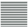 Vidaxl zebra rolgordijn 165x150 cm stofbreedte 160,9 cm donkergrijs