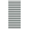 Vidaxl zebra rolgordijn 115x200 cm stofbreedte 110,9 cm donkergrijs