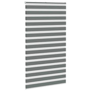 Vidaxl zebra rolgordijn 120x200 cm stofbreedte 115,9 cm donkergrijs - afbeelding 3