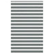 Vidaxl zebra rolgordijn 145x200 cm stofbreedte 140,9 cm donkergrijs